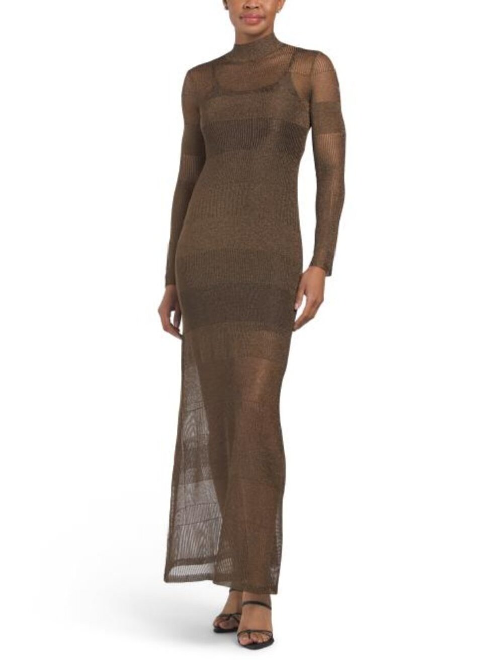 AKNVAS Josephine Fine Pointelle Knit Gown